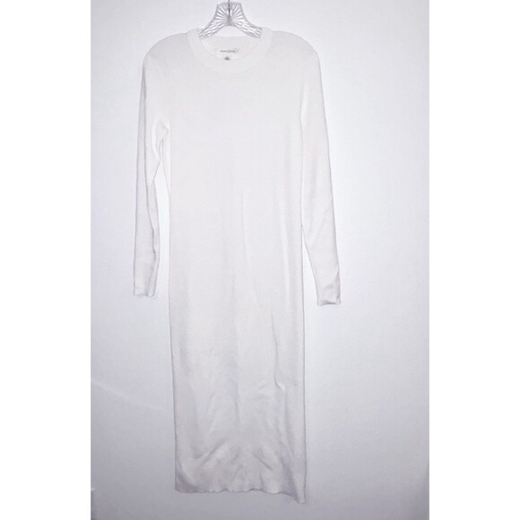 Treasure & Bond Dresses & Skirts - Treasure and Bond Ivory Knit Sweater Dress Size Small